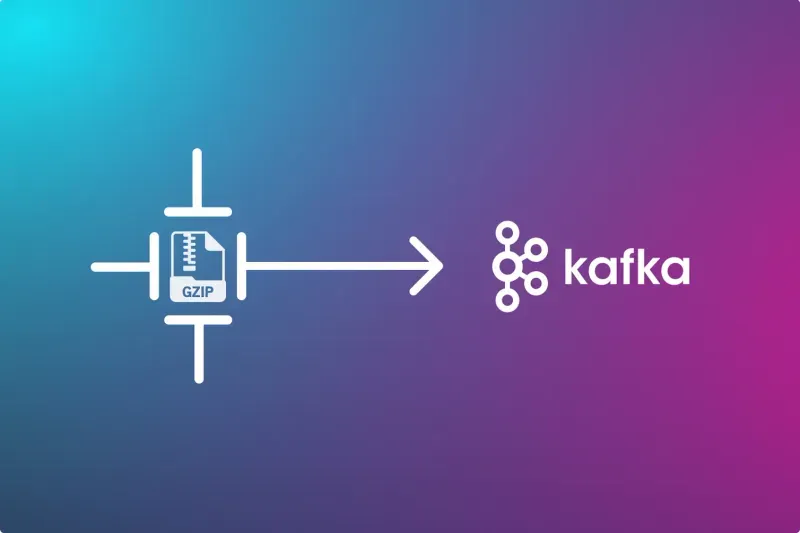 How to use gzip data compression with Apache Kafka and Python (Quix)