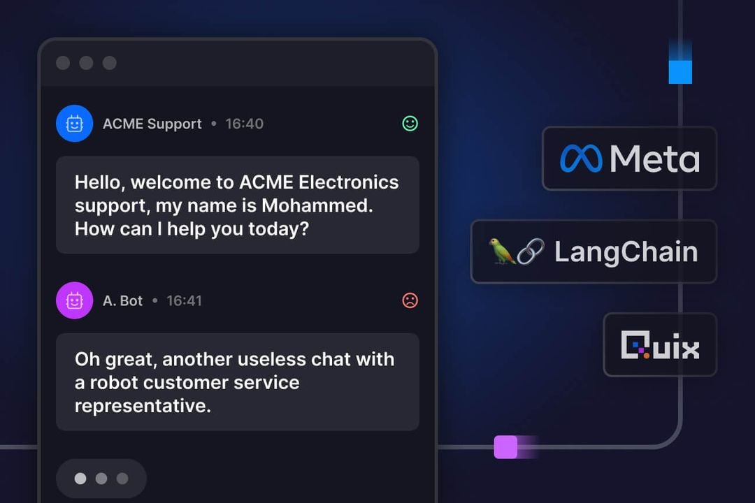 AI Bots as difficult customers—generating synthetic customer conversations using Llama-2, Kafka and LangChain
